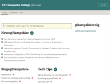 Tablet Screenshot of intranet.hampshire.edu