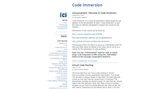 Desktop Screenshot of codeimmersion.i3ci.hampshire.edu