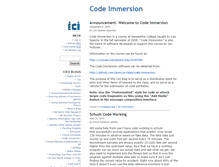 Tablet Screenshot of codeimmersion.i3ci.hampshire.edu