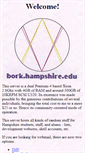 Mobile Screenshot of bork.hampshire.edu